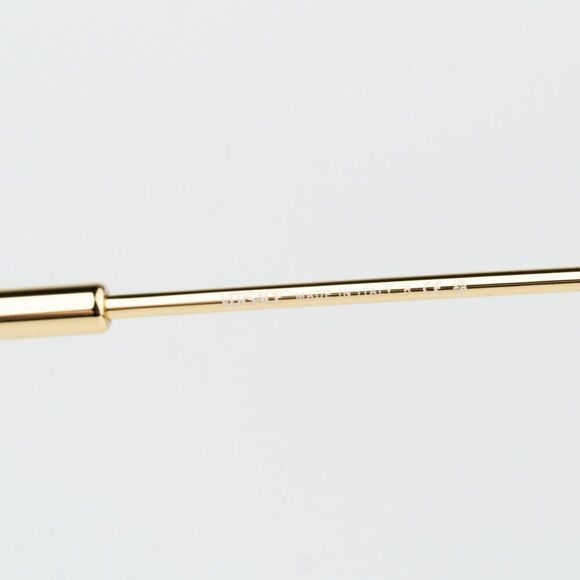 NEW Versace VE2245 100280 Gold Blue Rectangle Rimless Metal Unisex Sunglasses - Picture 8 of 13